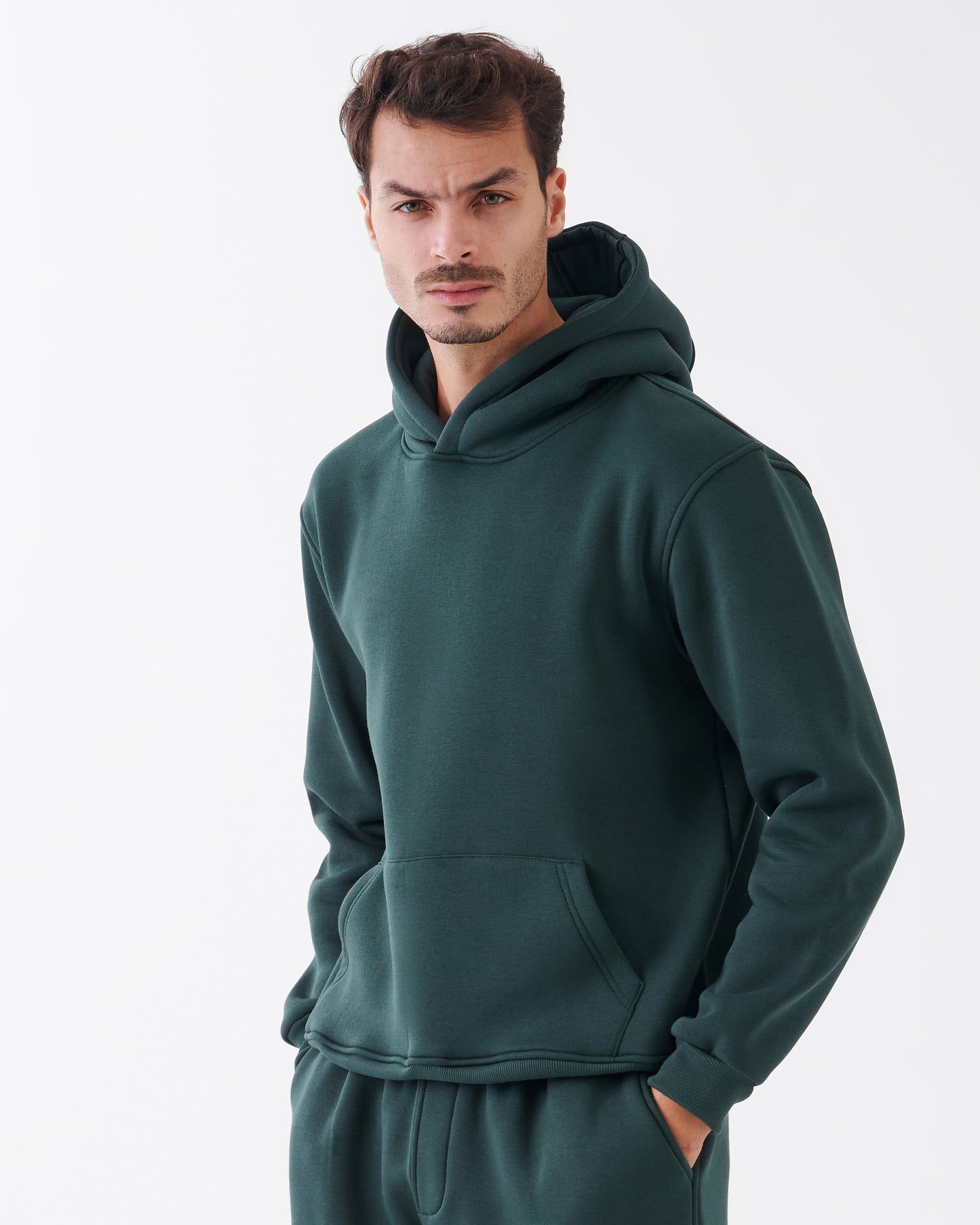 Royal Green Regular Hoodie - Classic