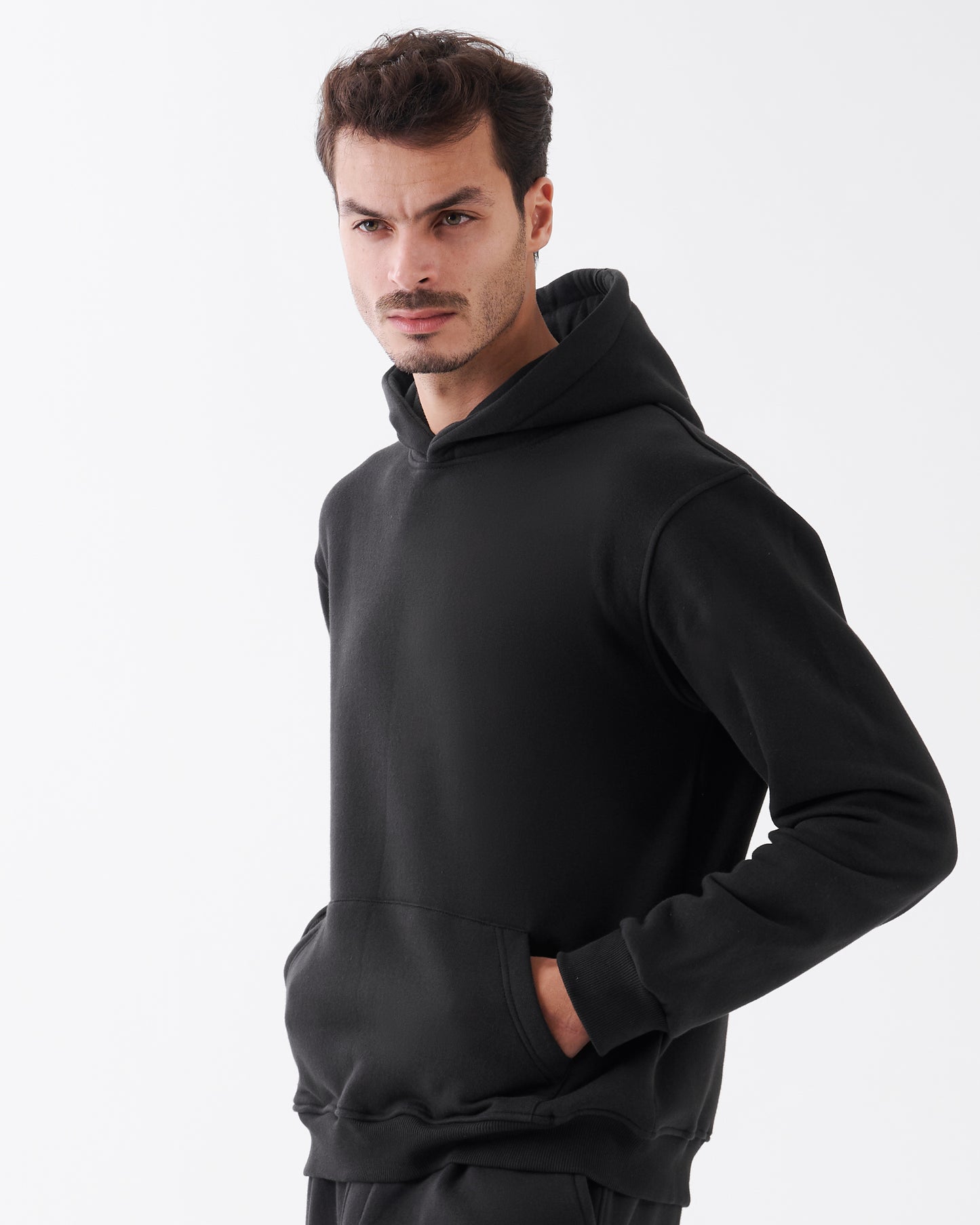 Black Regular Hoodie - Classic