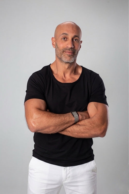 Basic Wide Neck Tee - Black