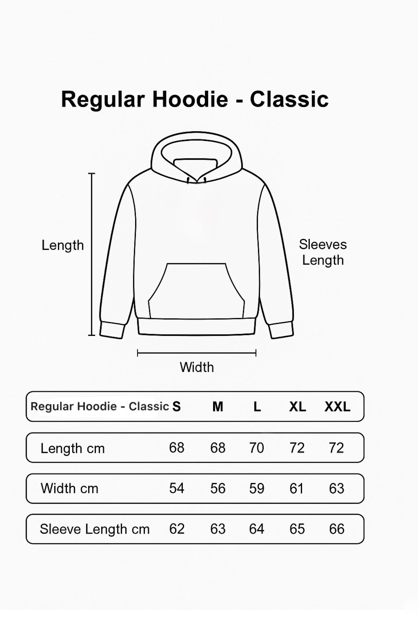 Black Regular Hoodie - Classic