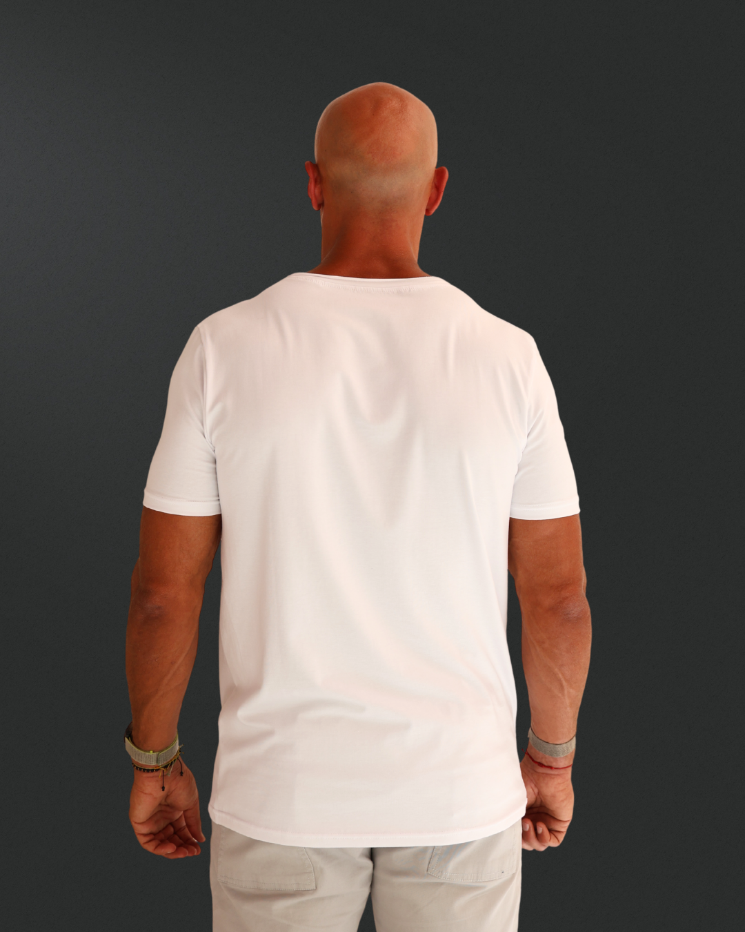 Basic U-Neck Tee - White