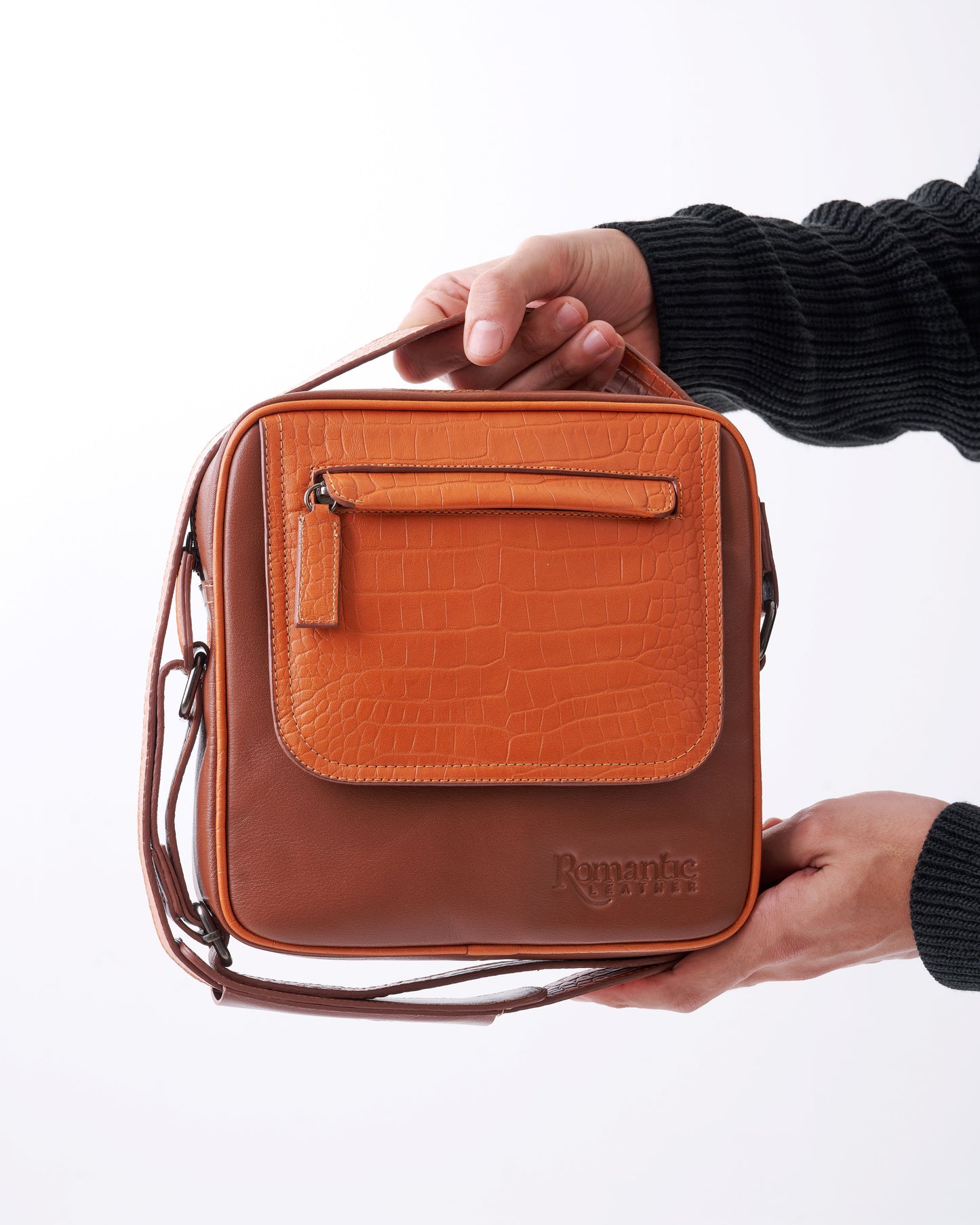 Crafted Cross Bag from genuine natural leather - Havan