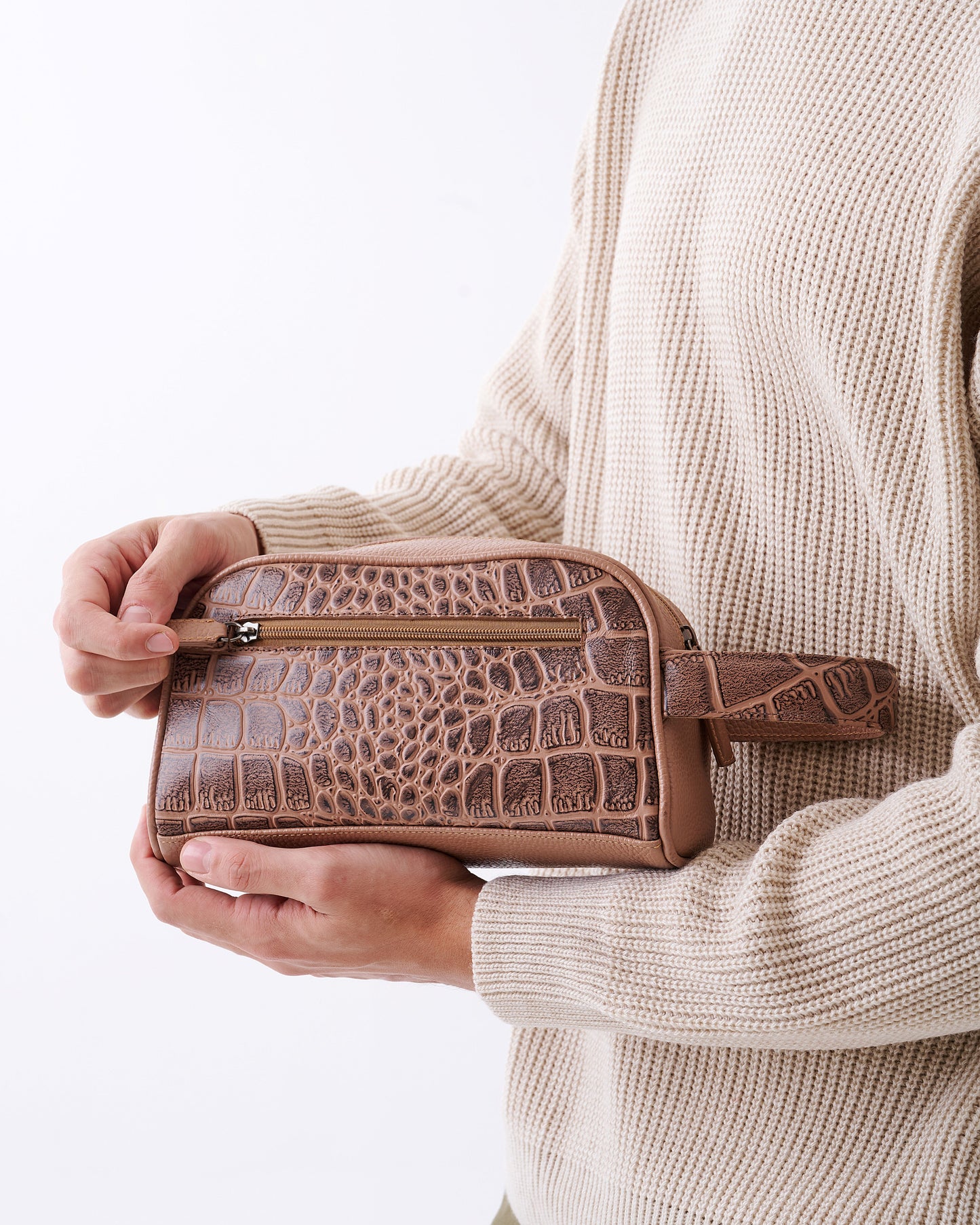 Handmade Clutch Bag High-Quality Leather Handbag - Animal