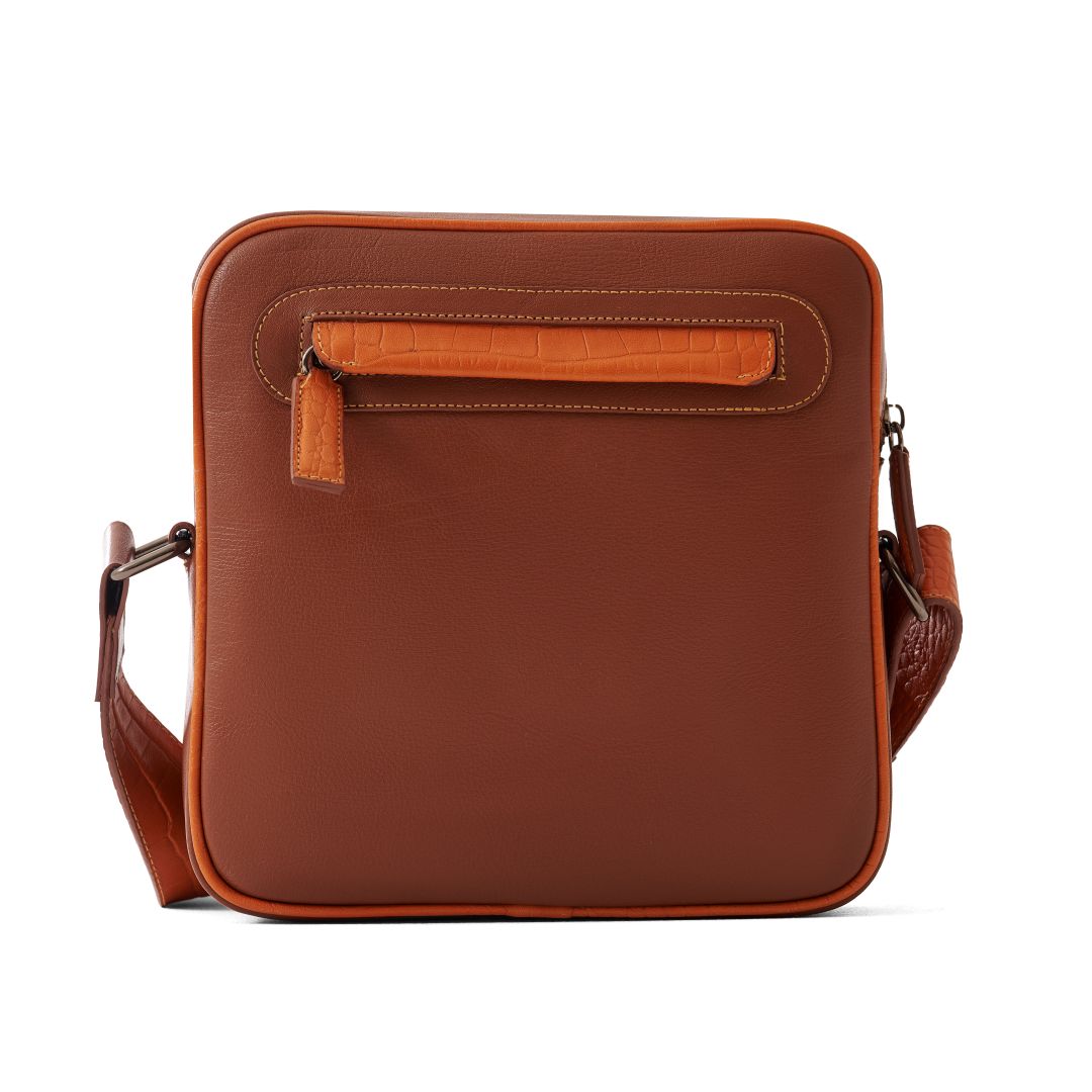 Crafted Cross Bag from genuine natural leather - Havan