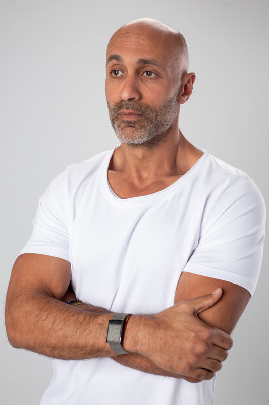 Basic Wide Neck Tee - White