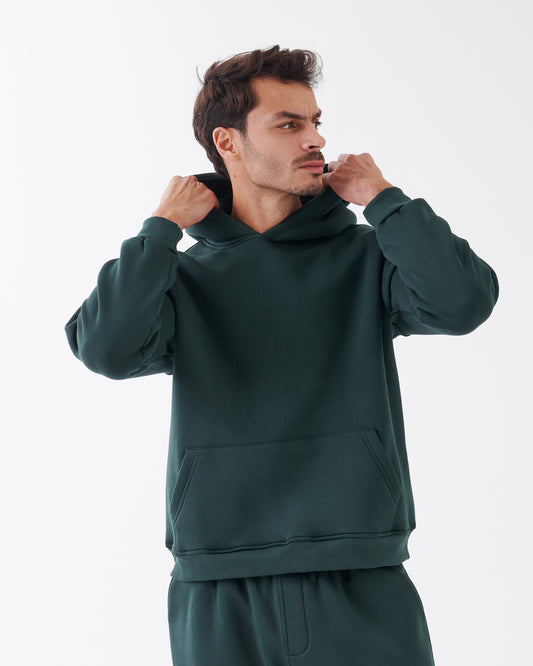 Royal Green Regular Hoodie - Classic