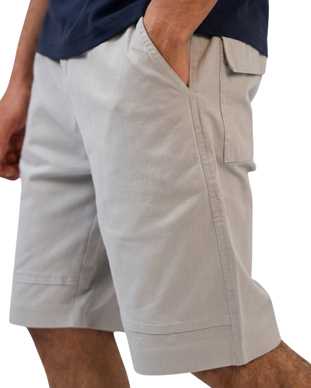 Silver Gabardine - Short