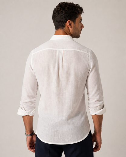 Linen Shirt - White
