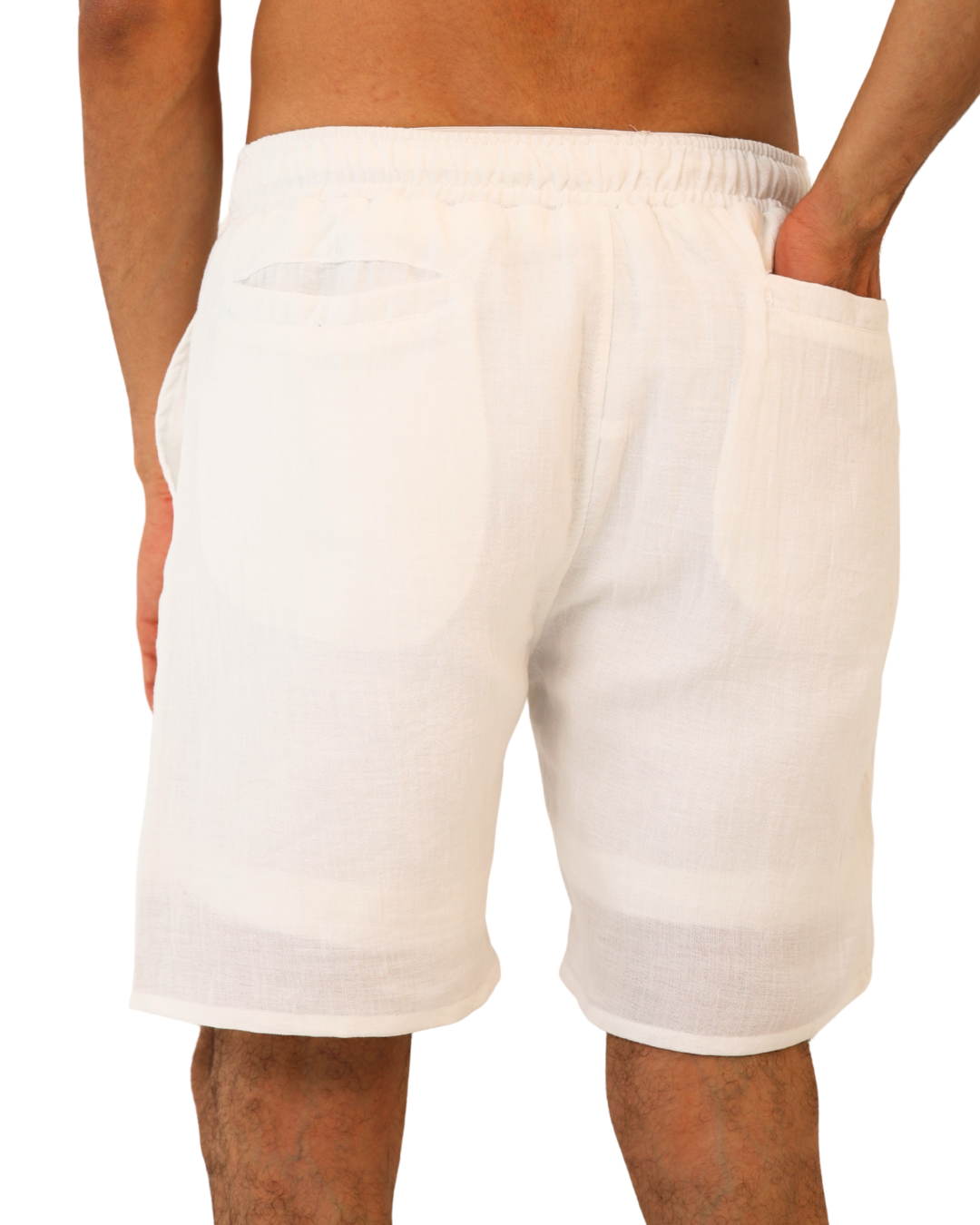 Linen Short - White