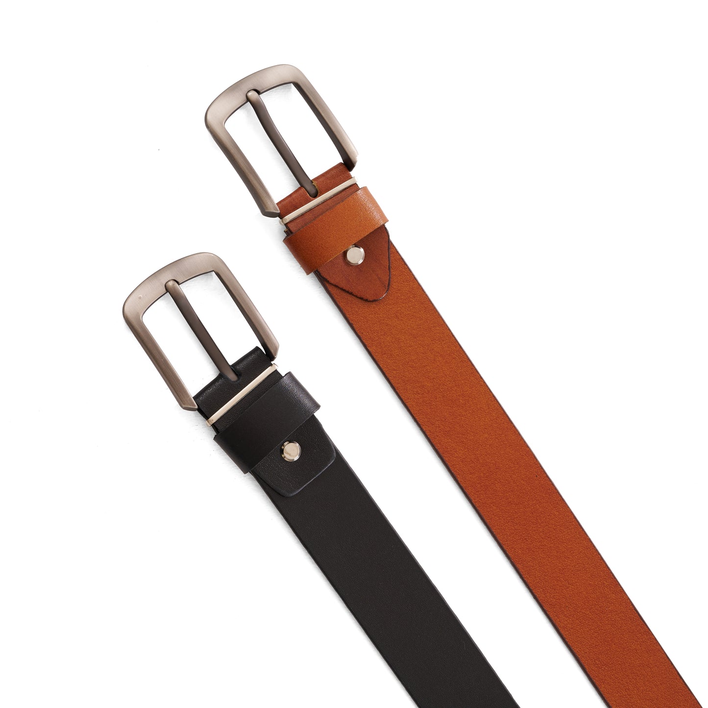 Handcrafted from genuine natural leather Belt - Black