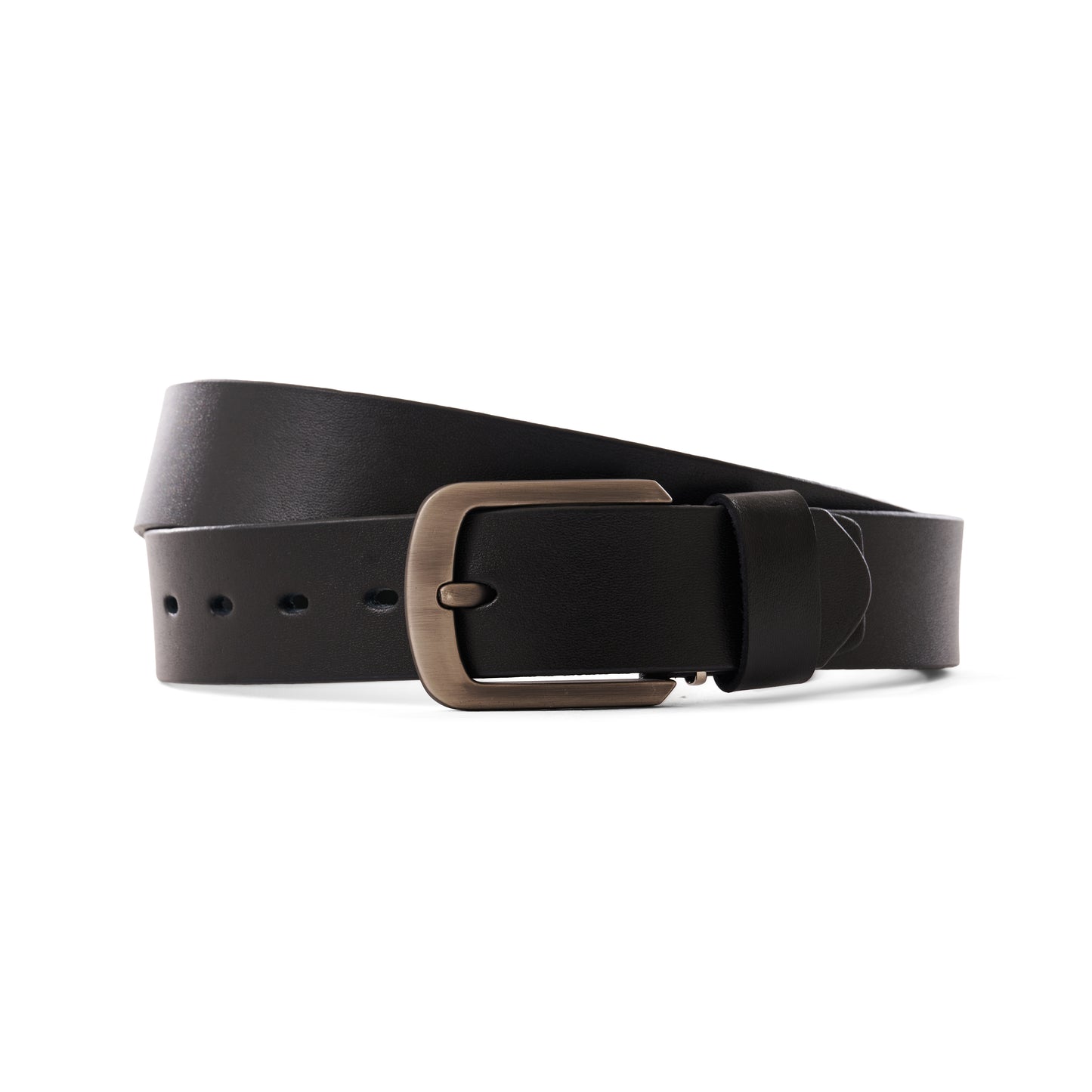 Handcrafted from genuine natural leather Belt - Black