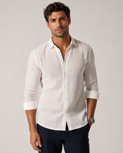Linen Shirt - White