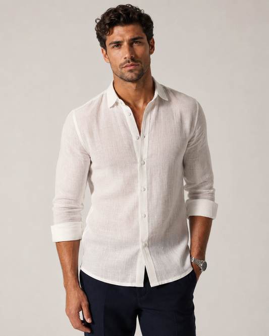 Linen Shirt - White