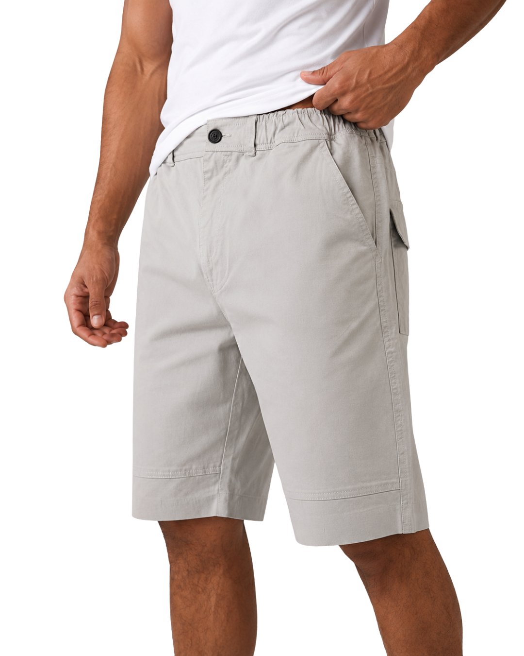 Silver Gabardine - Short