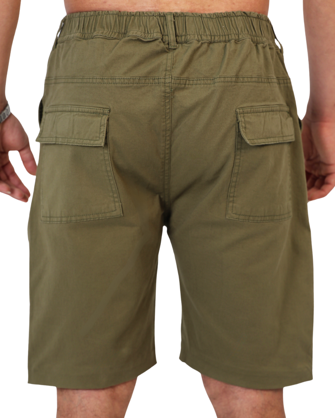 Olive Gabardine - Short