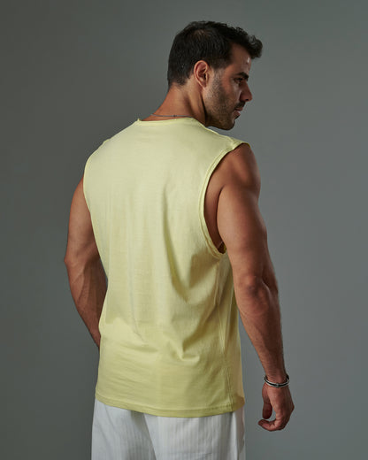 Slub TankTop Butter Yellow
