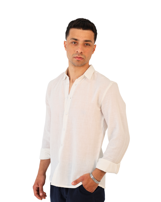 Linen Shirt - White