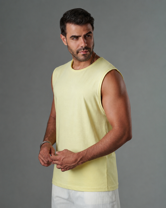 Slub TankTop Butter Yellow