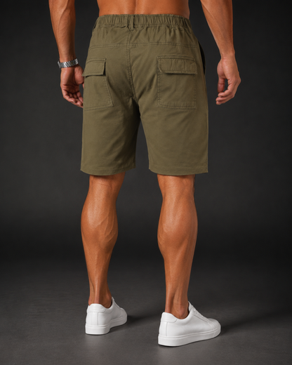 Olive Gabardine - Short