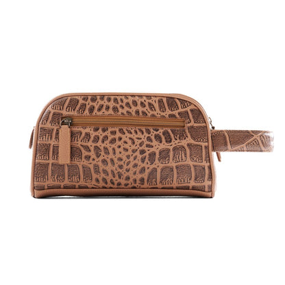 Handmade Clutch Bag High-Quality Leather Handbag - Animal