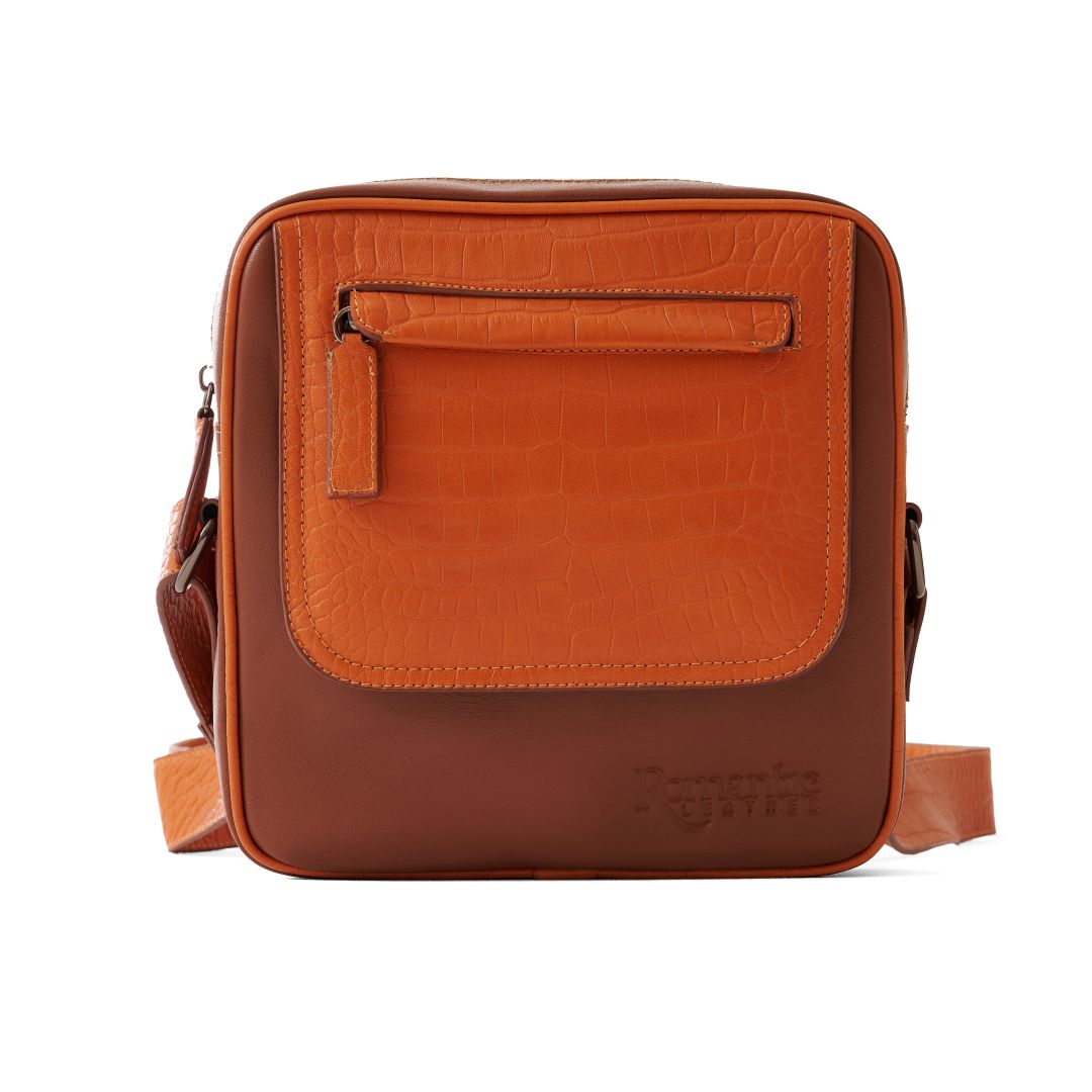 Crafted Cross Bag from genuine natural leather - Havan