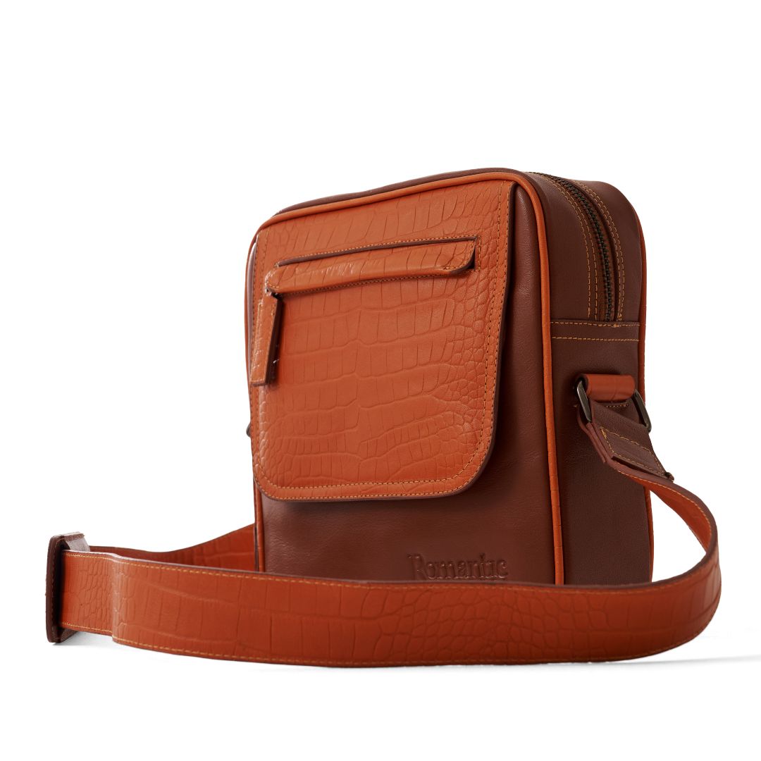 Crafted Cross Bag from genuine natural leather - Havan